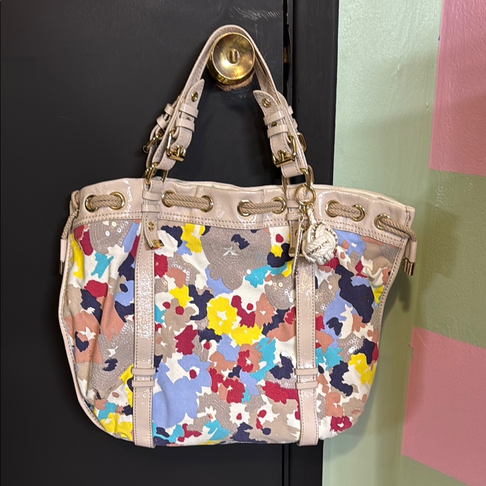 Juicy Couture Floral Multicolor Tote Bag